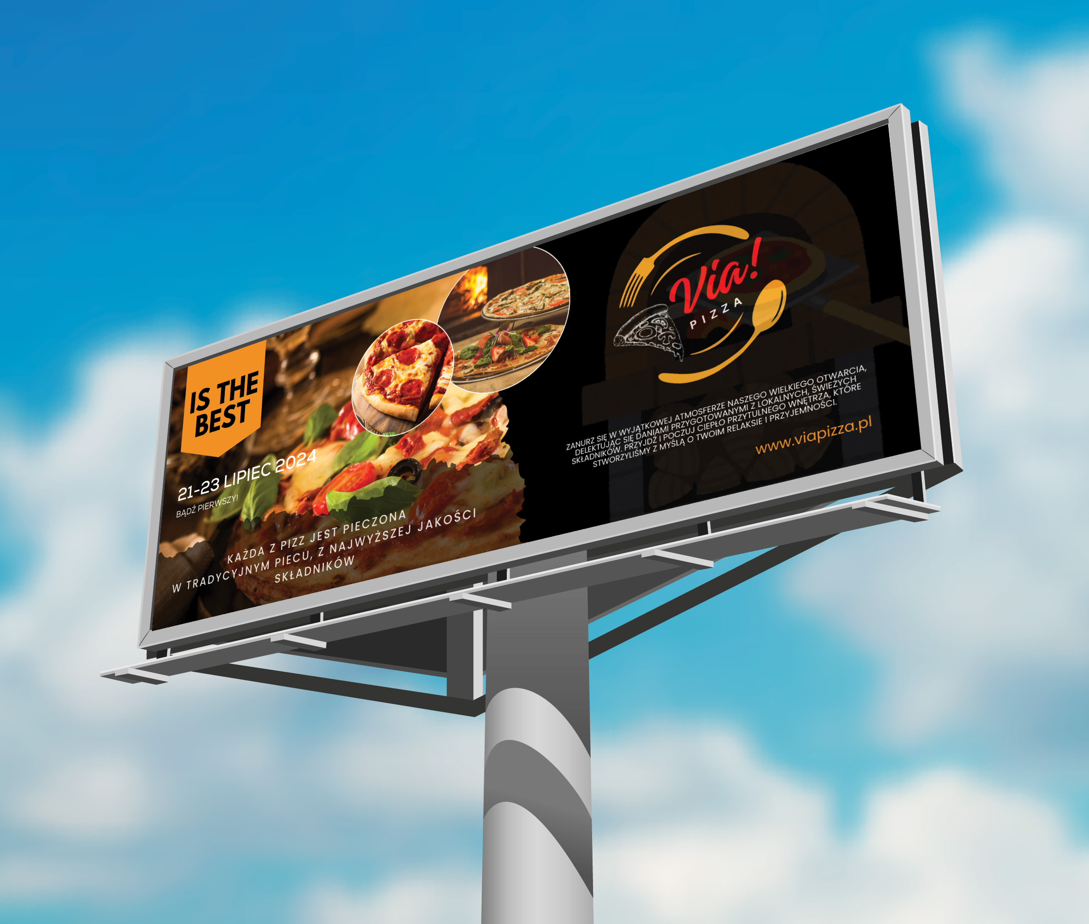 Billboard reklamowy Via Pizza