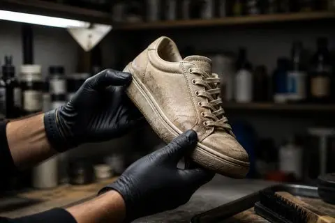 Ocena stanu sneakersów przed pracą